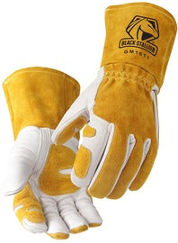 BLACK STALLION - Cowhide MIG Glove w/ Reinforced Palm and thumb - Becker Safety and Supply