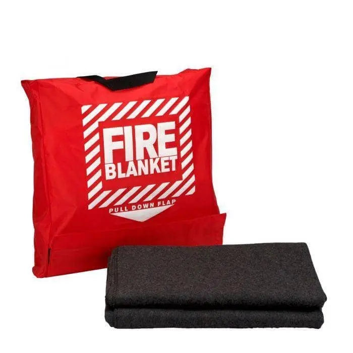 ACME - 62"X 80" Wool Fire Blanket In Hanging PouchWoolen Fire Blanket - Becker Safety and Supply