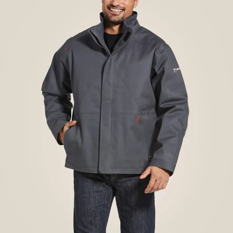 ARIAT FR Maxmove Waterproof Insulated Jacket Iron Grey Becker