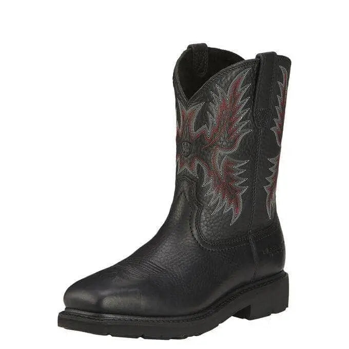 ARIAT - Sierra Wide Square Toe Steel Toe Work Boot - - Becker Safety and Supply