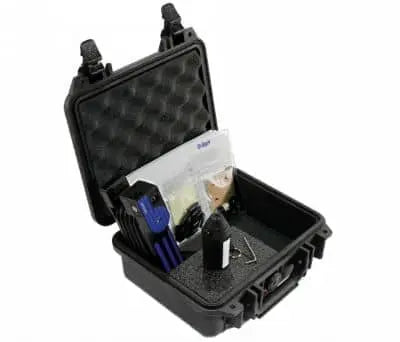 DRAEGER - HARD-SIDE ACCURO PUMP KIT
Includes: Accuro Pump, Tube Opener, Spare Parts Kit, Rubber Caps (pkg of 10) Allen Wrench and Molded Plastic Carrying Case - Becker Safety and Supply