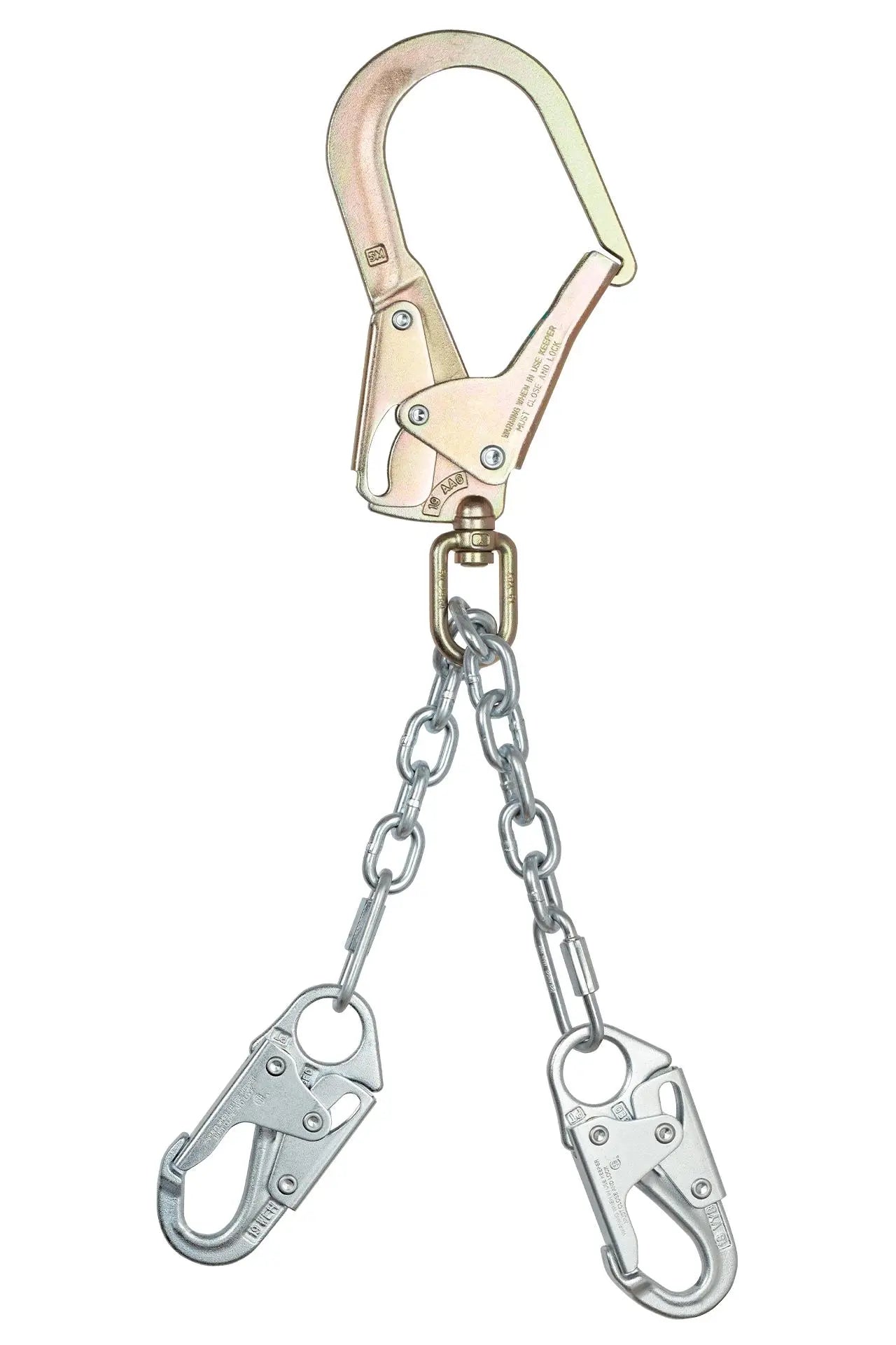 FALLTECH - 23" Rebar Positioning Assembly; GR 43 Chain with Swivel Rebar Hook - Becker Safety and Supply