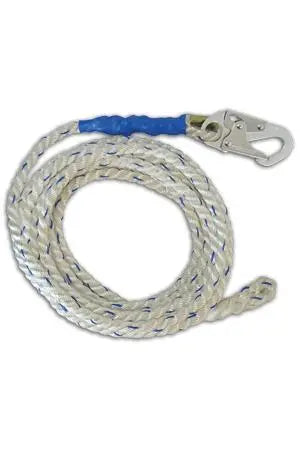 FALLTECH - Premium Polyester Blend Vertical Lifeline with Back-spliced End - Becker Safety and Supply