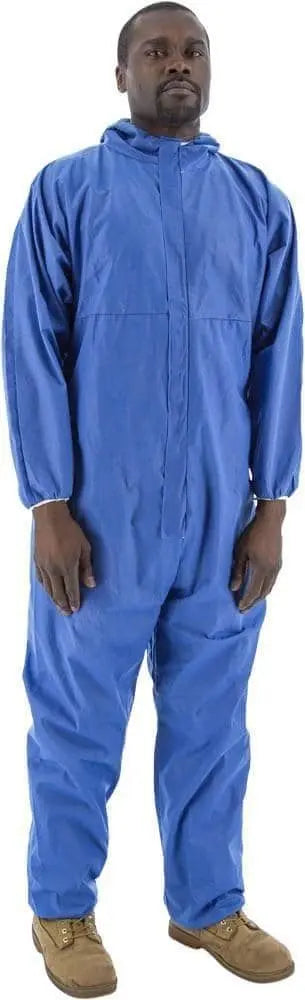 MAJESTIC - BlazeTEX FR SMS Anti-Static Coverall with Hood and Elastic Wrist & Ankle - Becker Safety and Supply