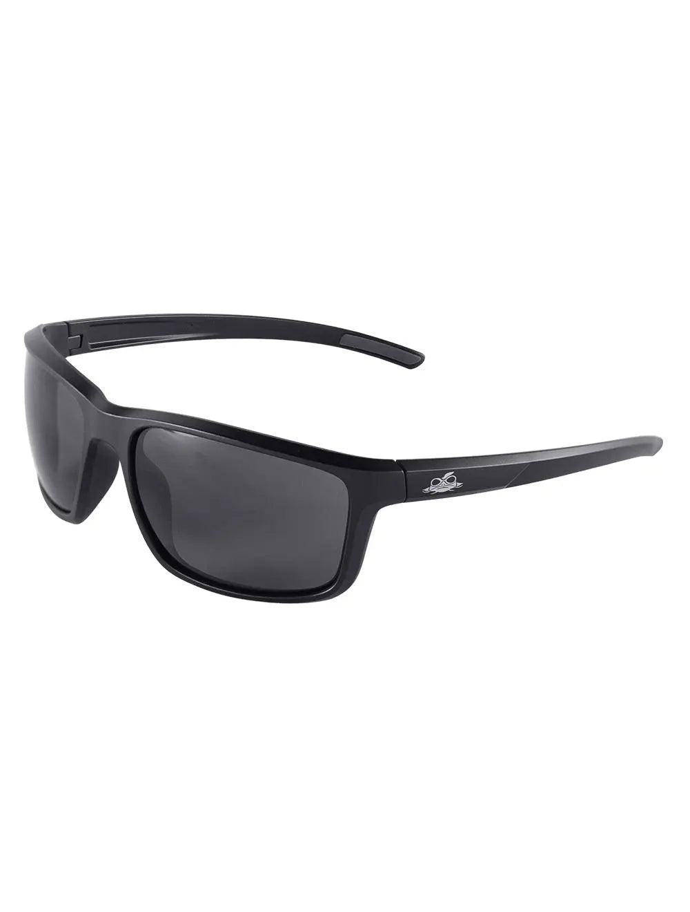 BULLHEAD SAFETY - Pompano Anti Fog Safety Glasses, Smoke/Matte Black - Becker Safety and Supply