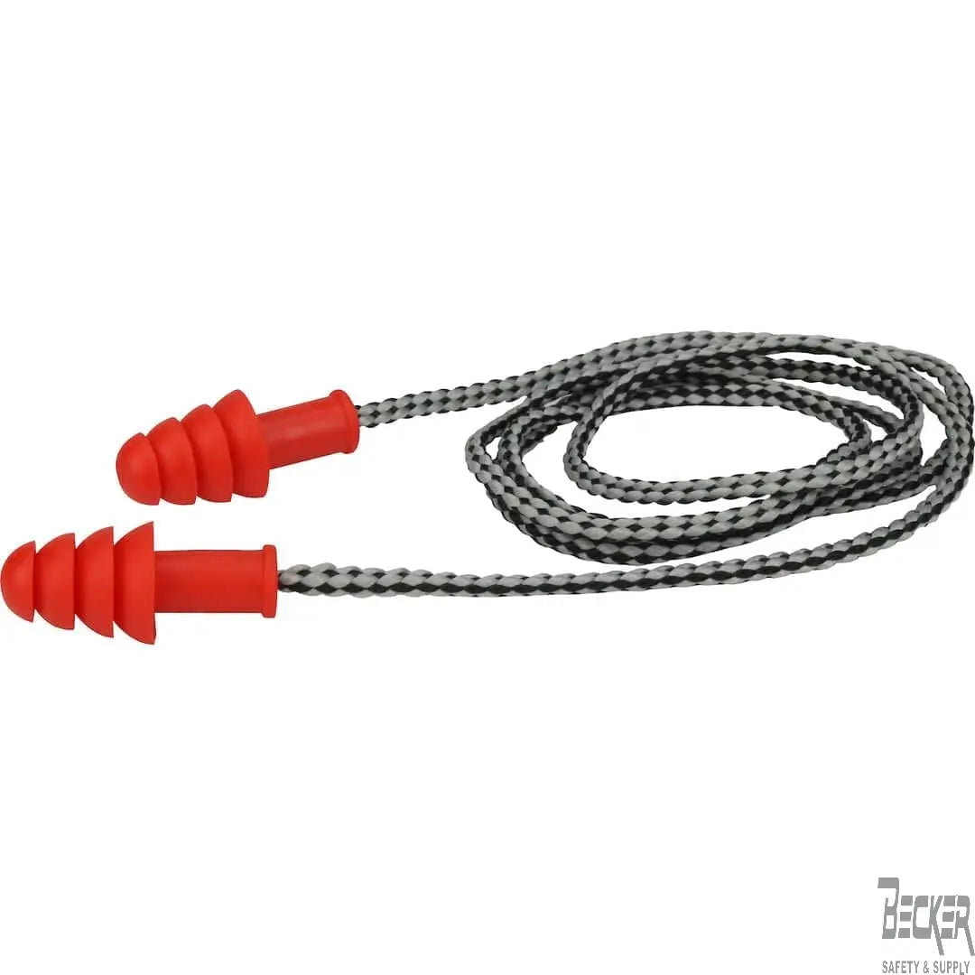 PIP - Reusable TPR Corded Ear Plugs - NRR 27 - EACH - Becker Safety and Supply