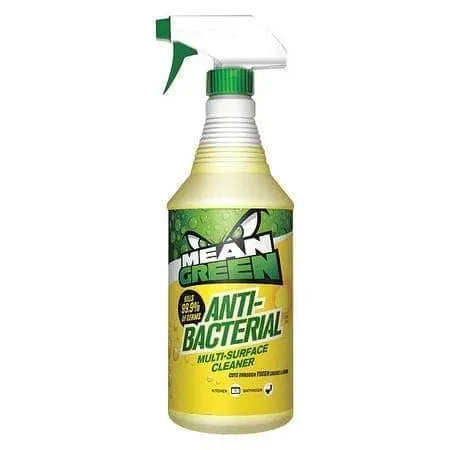 RUST-OLEUM - Mean Green Antibacterial Multi-Surface Cleaner, 32 oz Trigger Spray Bottle - Becker Safety and Supply