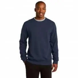 SANMAR - Sport-Tek® Crewneck Sweatshirt - TRUENAVY - Becker Safety and Supply