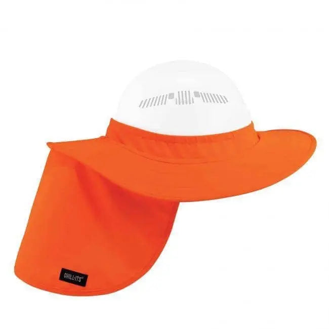 ERGODYNE - Chill-Its 6660 Hard Hat Brim w/ Shade - Becker Safety and Supply