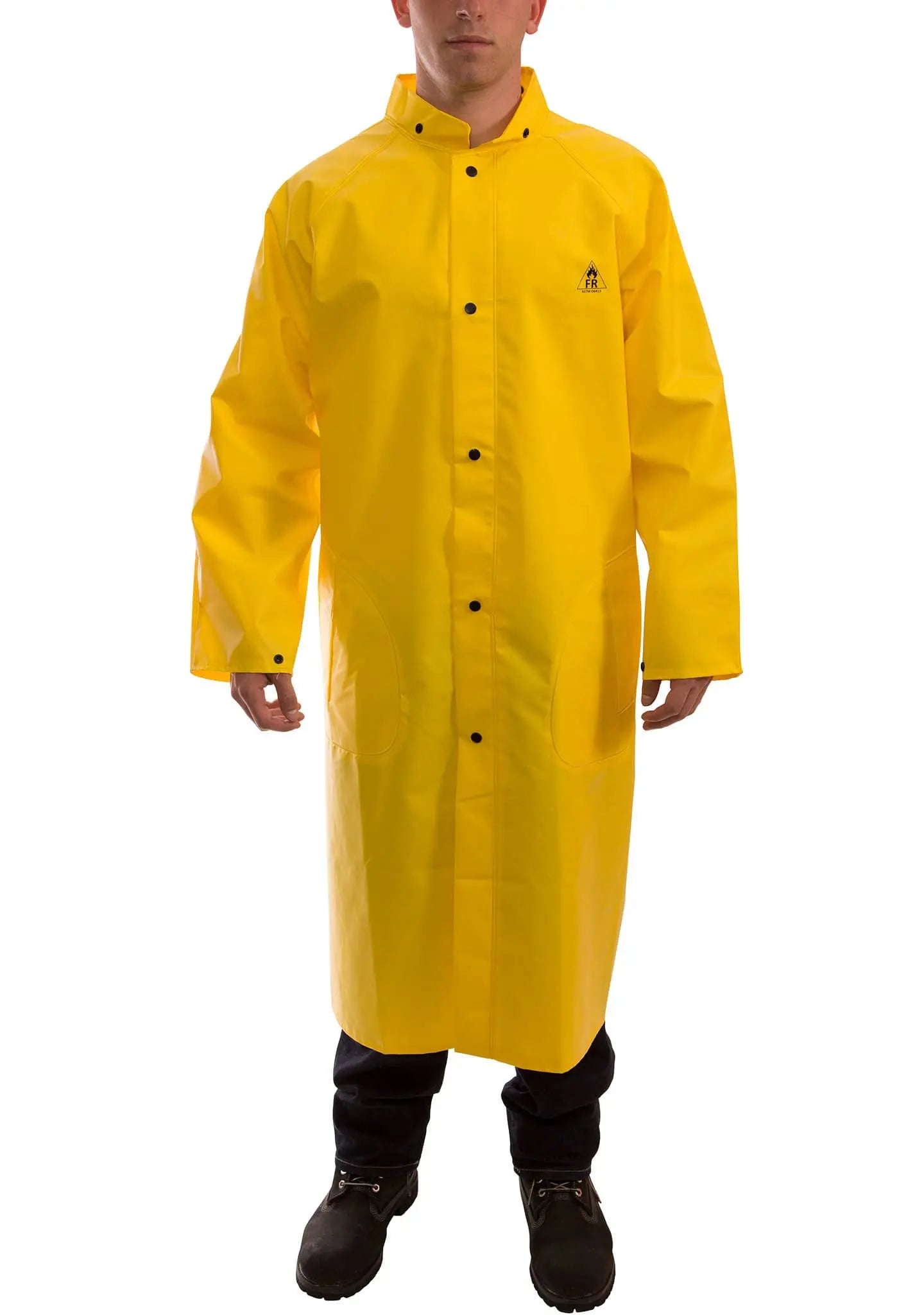 TINGLEY - FR 48" DuraScrim Coat Yellow - Becker Safety and Supply
