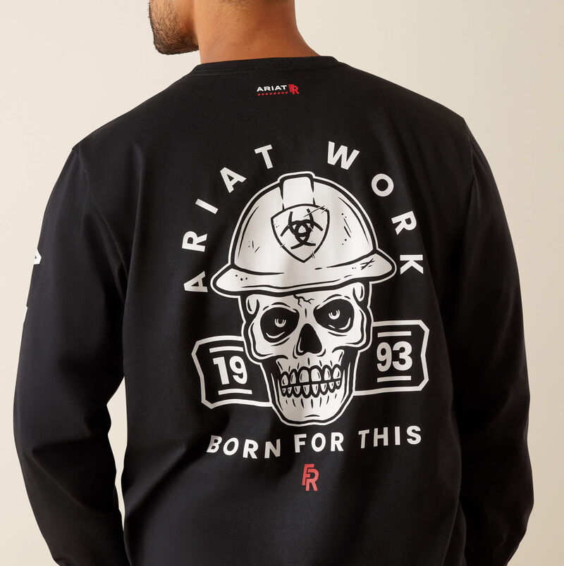 ARIAT - FR Hardhead T-Shirt, Black - Becker Safety and Supply