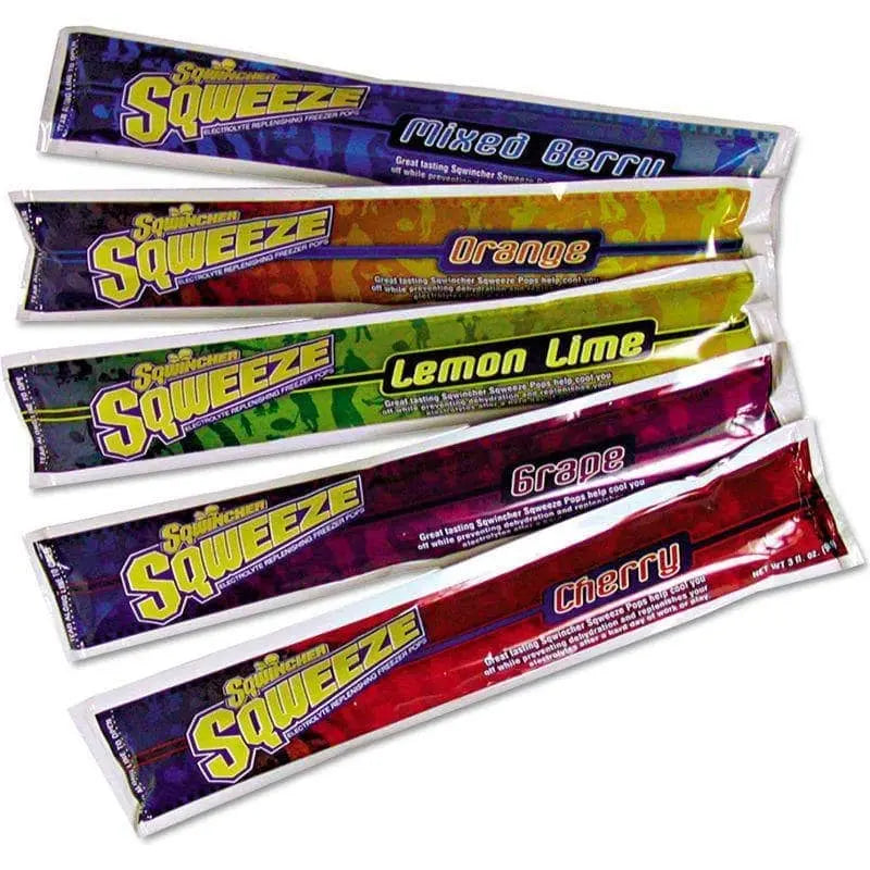 SQWINCHER - 3oz Assorted Flavor Squeeze Freezer Pops(10/bag) - Becker Safety and Supply