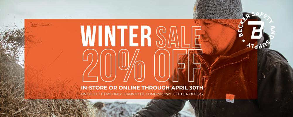Winter Safety Apparel Sale | 20% OFF