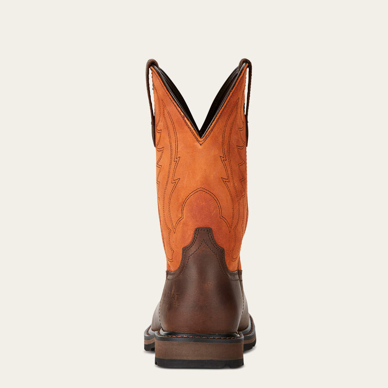 ARIAT - Groundbreaker Wide Square Toe Steel Toe Work - Becker Safety and Supply