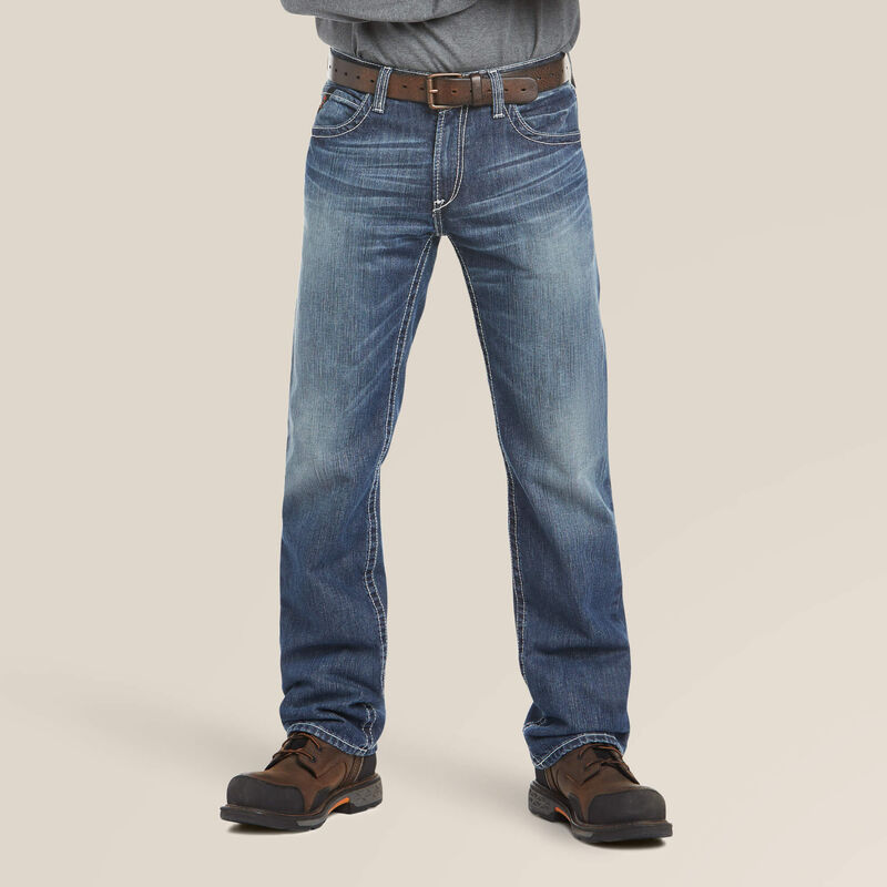 Ariat - FR M4 Ridgeline - Glacier Wash - Boot Cut Jeans - Becker Safety and Supply