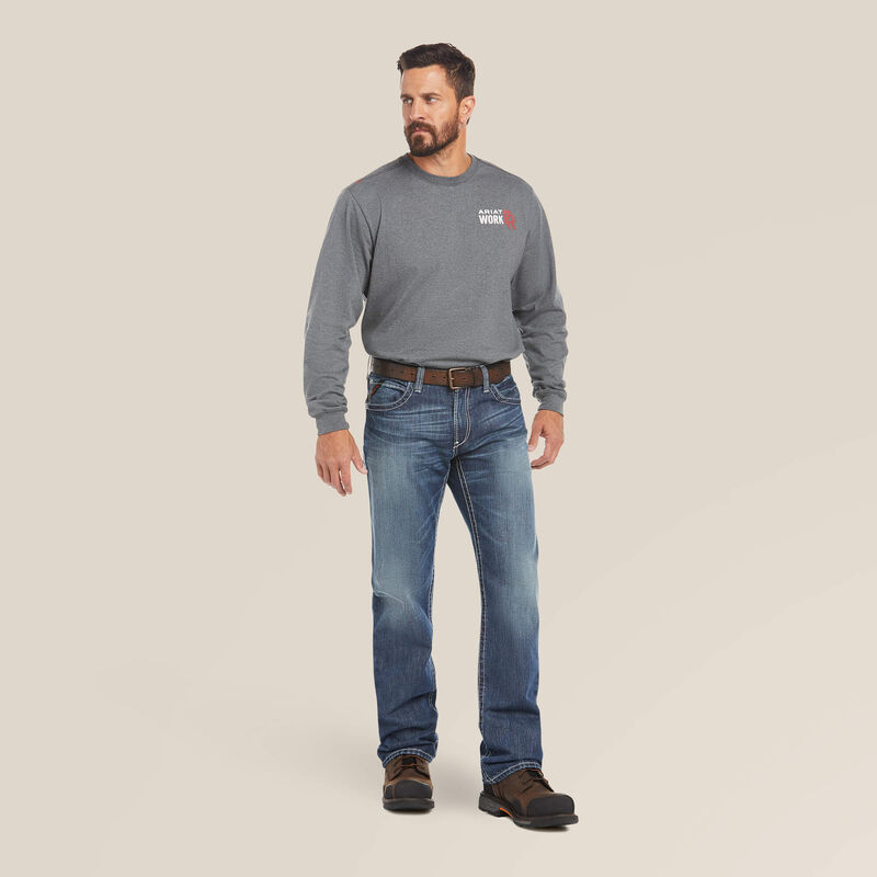 Ariat - FR M4 Ridgeline - Glacier Wash - Boot Cut Jeans - Becker Safety and Supply