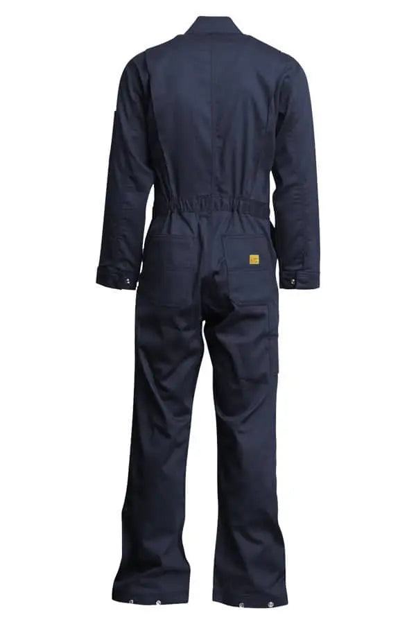 LAPCO - ALPHA LOGO -  FR Deluxe Coveralls 88/12 Blend 6oz, Navy - Becker Safety and Supply