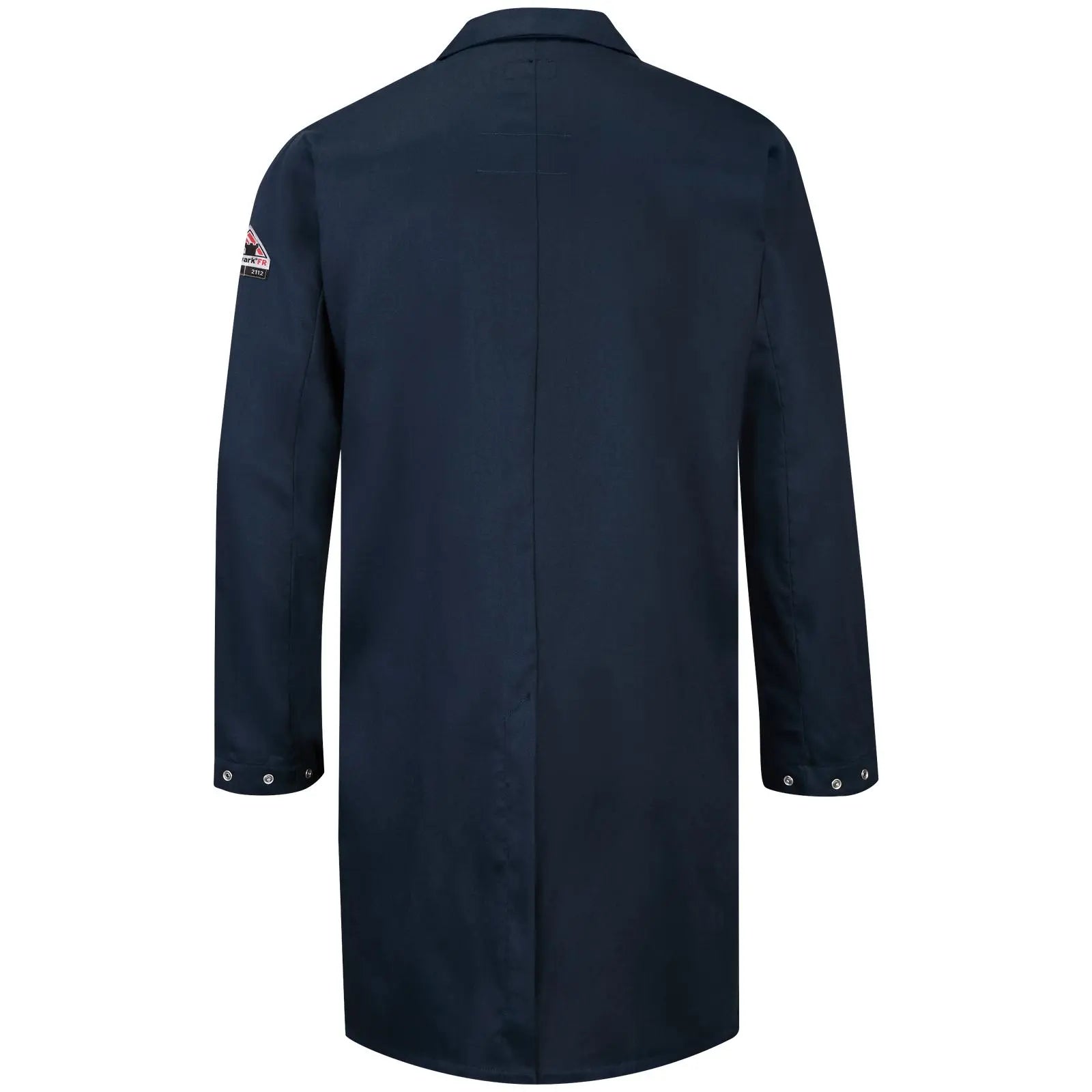 BULWARK - Concealed Snap Front Lab Coat - EXCEL FR ComforTouch - 6 oz, 88% Cotton / 12% Nylon - Becker Safety and Supply