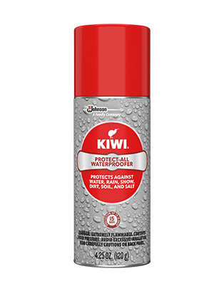 Kiwi Boot Waterproofer - Tough Silicone Waterproof Spray for Boots (1 Aerosol), 10.5 Oz, Clear