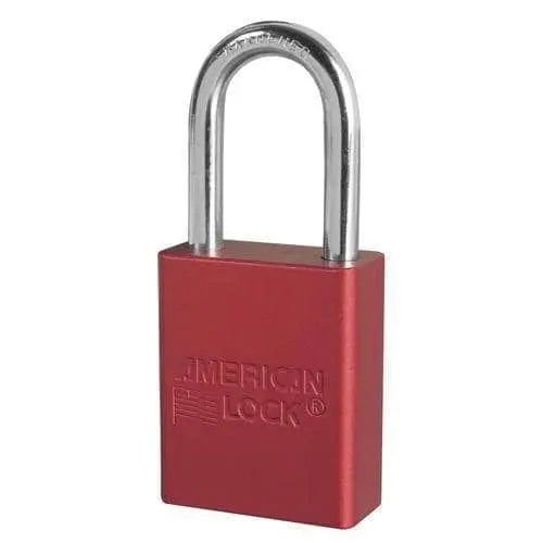 MASTER LOCK/AMERICAN LOCK - Lock out Lock - keyed differently - 1-1/2" Shackle - Becker Safety and Supply
