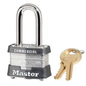 MASTERLOCK - Model No. 3KALF

1-9/16in (40mm) Wide Laminated Steel Pin Tumbler Padlock with 1-1/2in (38mm) Shackle, Keyed Alike - Becker Safety and Supply