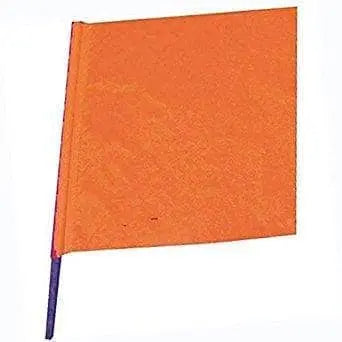 CORTINA - All-Weather Traffic Flag, 18" x 18" w/ 30" Dowel - Becker Safety and Supply