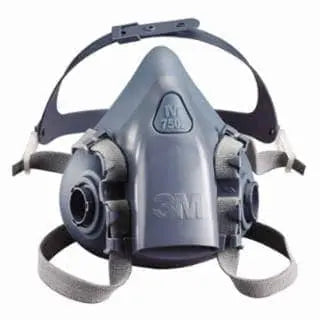 3M - Half Facepiece Respirator - 7500 Series - Med - Becker Safety and Supply