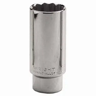 WRIGHT TOOLS - 1/2" DR 12pt 3/4" Deep Socket - Becker Safety and Supply