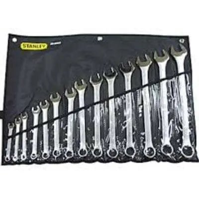 STANLEY - 14 pc Combo Wrench Set SAE (3/8" - 1 1/4") - Becker Safety and Supply
