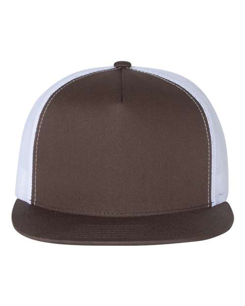 Yupoong - Casquette de baseball à visière plate - Adulte unisexe (Noir Yupoong - Casquette de baseball à visière plate - Adulte unisexe (Noir