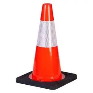 TRUFORCE - TRAFFIC CONE 28"  W/6IN&4IN STRIPES 10LB BLK - Becker Safety and Supply