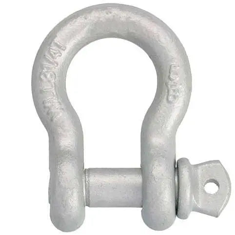 DR - 5/8" SCREW PIN SHACKLE GALVANIZED - Becker Safety and Supply