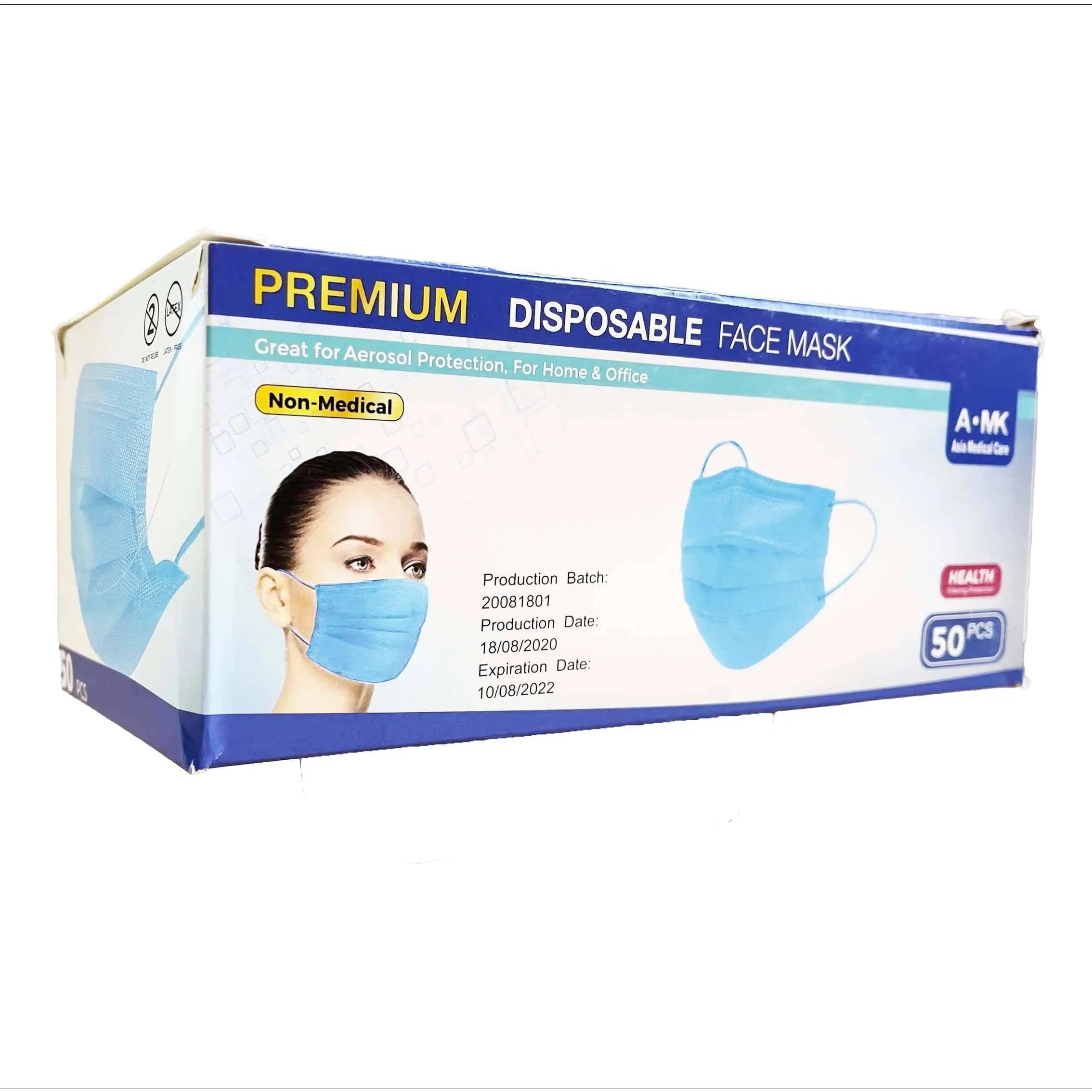 ALTOR - 3 Ply Disposable Mask (Box of 50) - Becker Safety and Supply