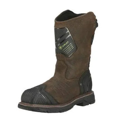 ARIAT - Catalyst VX Work Wide Square Toe Waterproof Composite Toe Work Boot, Bruin Brown - Becker Safety and Supply