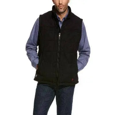 ARIAT - FR Crius Insulated Vest, Black - Becker Safety and Supply