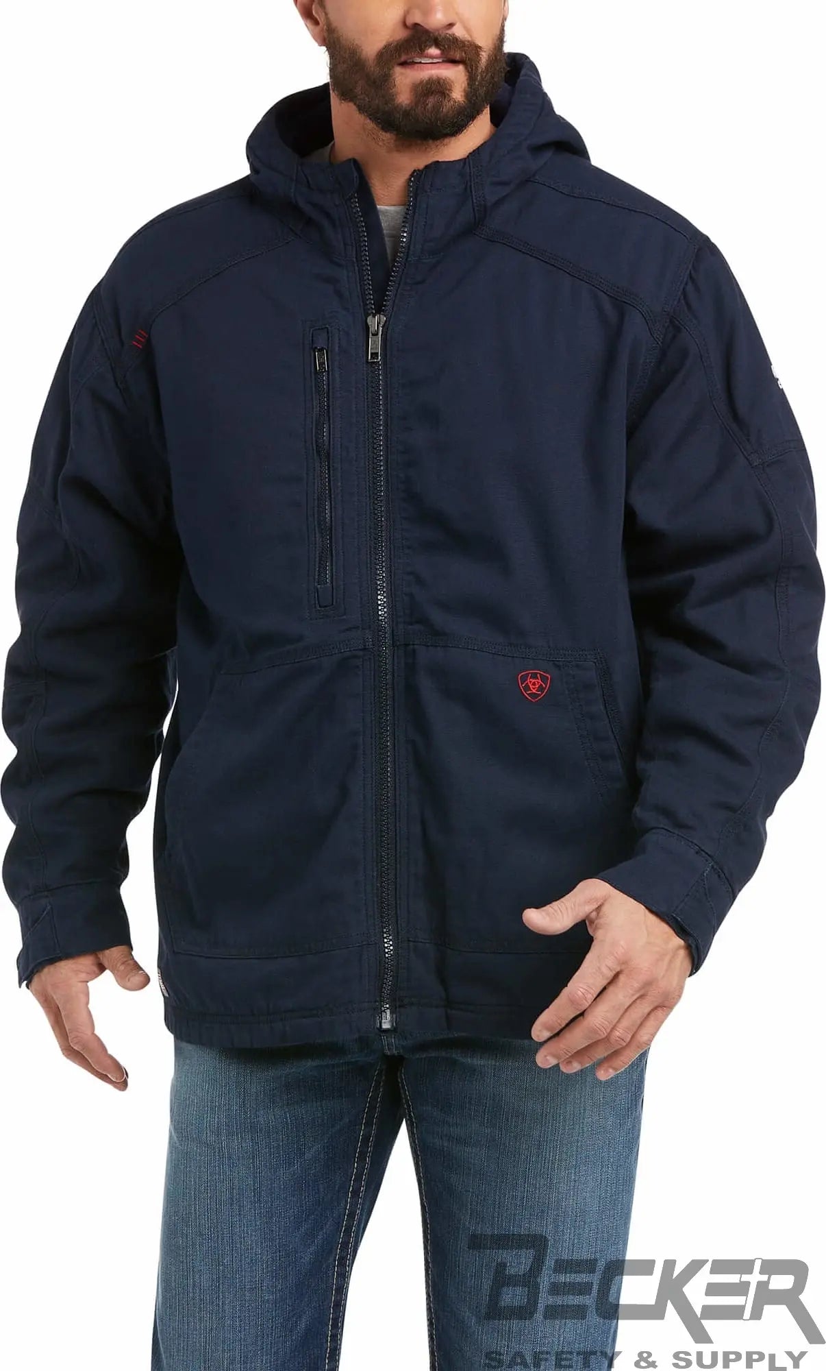 ARIAT - FR Durastretch Canvas Jacket, Nav  Becker Safety and Supply