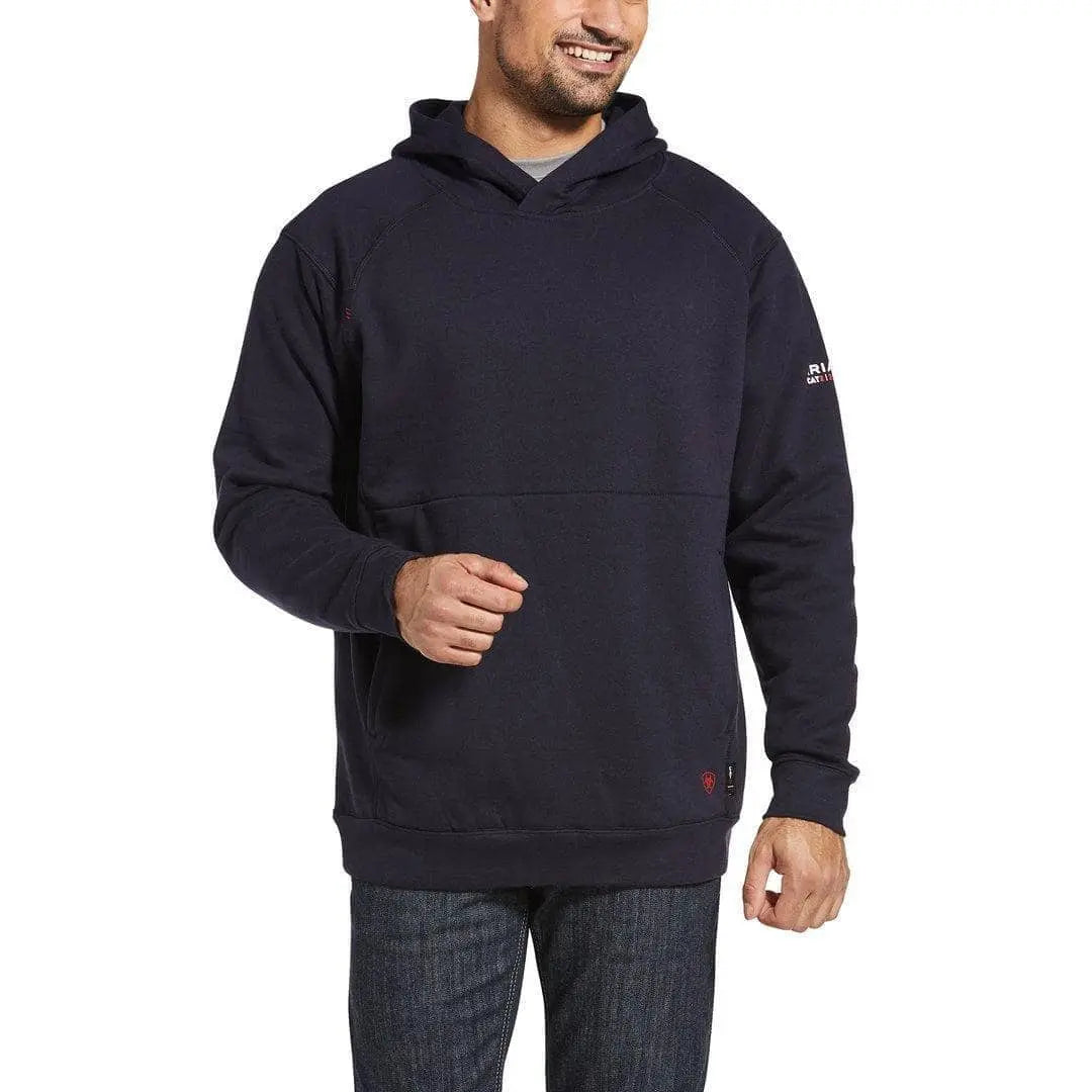 ARIAT - FR Rev Pullover Hoodie, Navy - Becker Safety and Supply