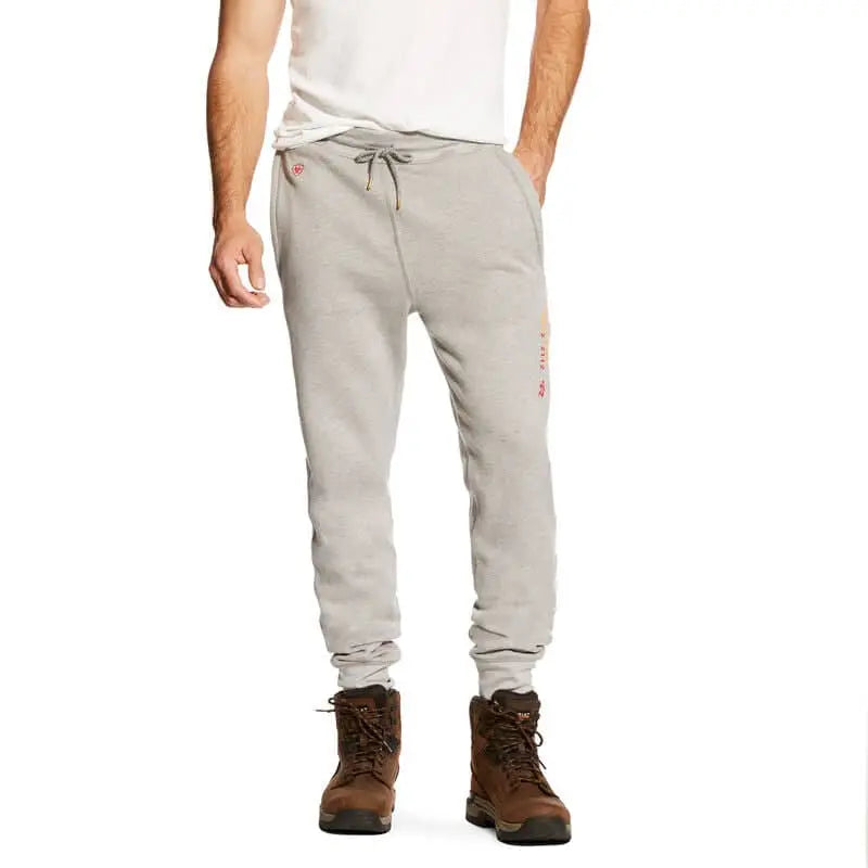 ARIAT - FR WORK SWEATPANTS, GREY - - Becker Safety and Supply