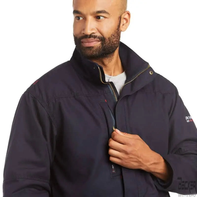 ARIAT - FR Workhorse Insulated Jacket, Navy - Becker Safety and Supply