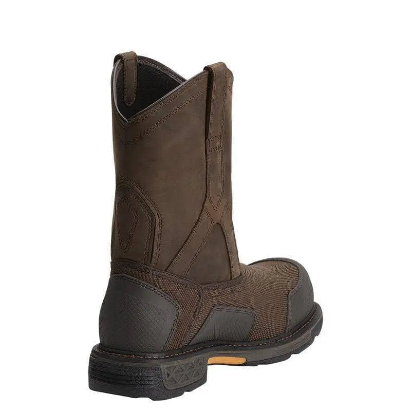 ARIAT - OverDrive XTR Waterproof Composite Toe Work Boot, Brown Woven - Becker Safety and Supply