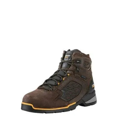 ARIAT - Rebar Flex 6" Waterproof Composite Toe Work Boot, Chocolate Brown - Becker Safety and Supply