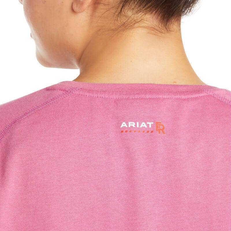 ARIAT - WMS FR Air Crew T-Shirt, Pink - Becker Safety and Supply