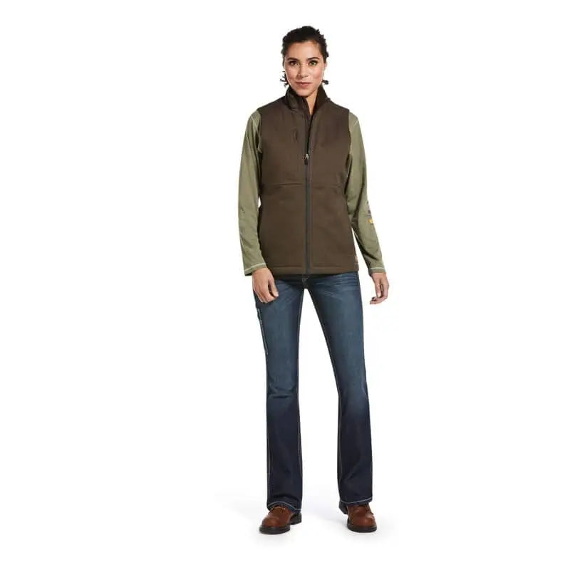 ARIAT - Women's - Rebar DuraCanvas Insulated Vest, Wren - Becker Safety and Supply