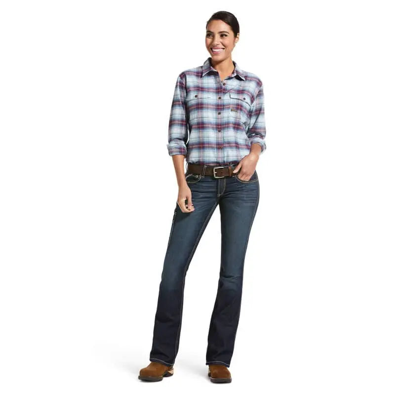 ARIAT - Women's, Rebar DuraStretch Riveter Boot Cut Jean - Becker Safety and Supply