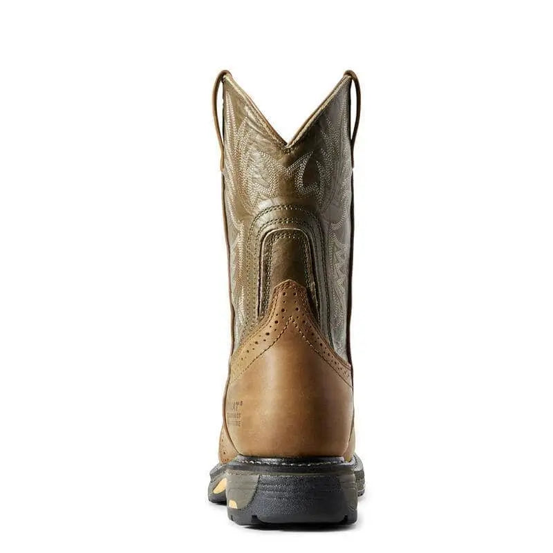 ARIAT - WorkHog Waterproof Composite Toe Work Boot, Aged Bark - Becker Safety and Supply