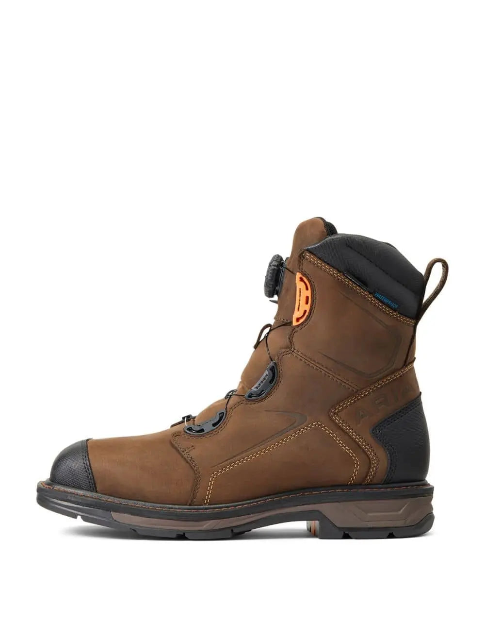 ARIAT  - Workhog XT 8" BOA H2O, Chocolate Brown, Carbon Fiber Toe - Becker Safety and Supply