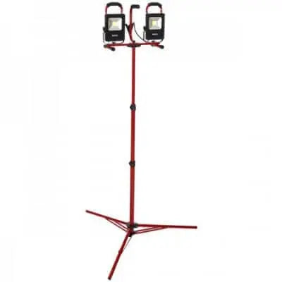 BAYCO - LED Work Light - Convertible Tripod Stand w. Dual 20w Heads - Becker Safety and Supply