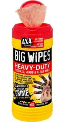 BIG WIPES - HEAVY DUTY - 80ct (8"x12" Wipes) - Becker Safety and Supply