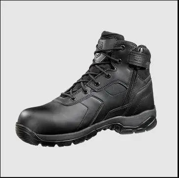 BLACK DIAMOND - 6-INCH WATERPROOF TACTICAL BOOT - SIDE ZIP COMP SAFETY TOE, BLACK - Becker Safety and Supply