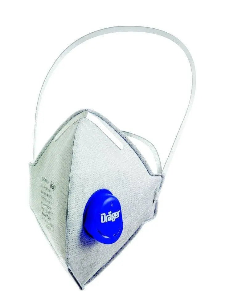 DRAEGER X-PLORE 1750 - N95 WITH EXHALATION VALVE DUST MASK - 15/BOX - Becker Safety and Supply